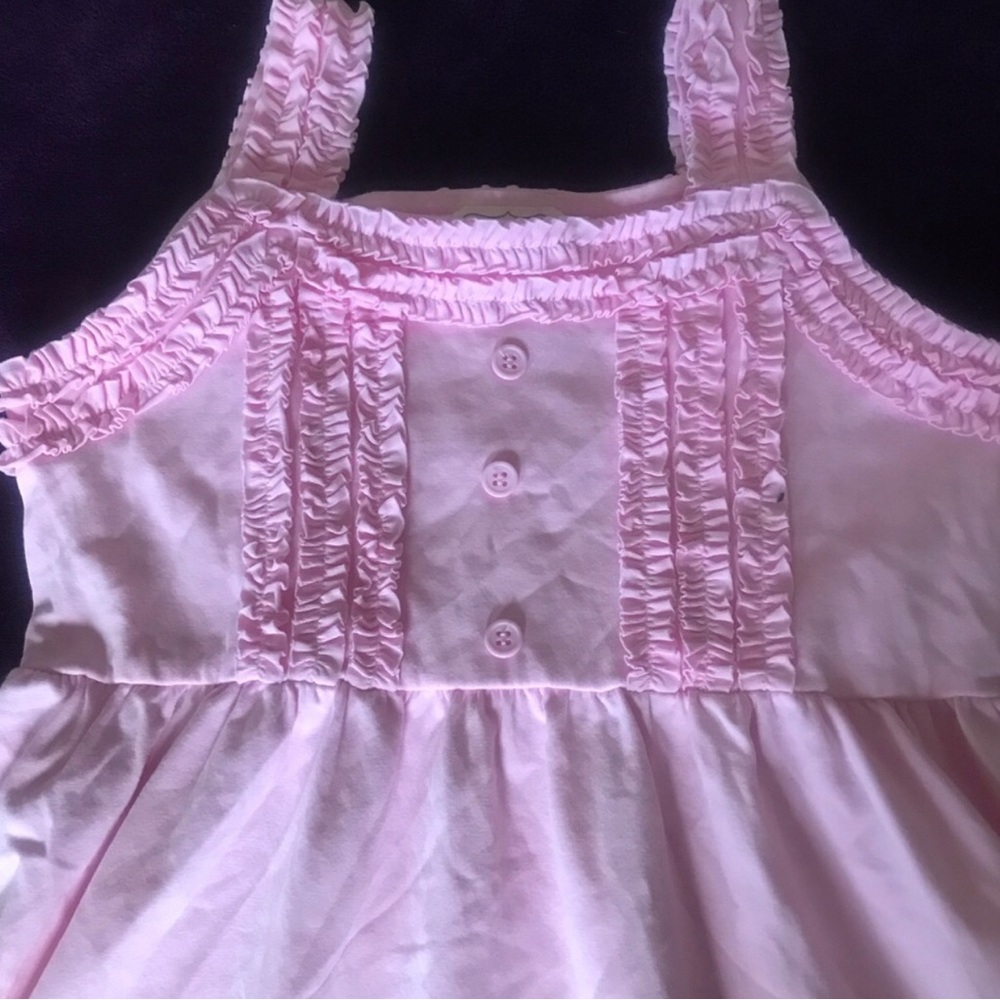 Girls Pink Ruffle Dress Size 10